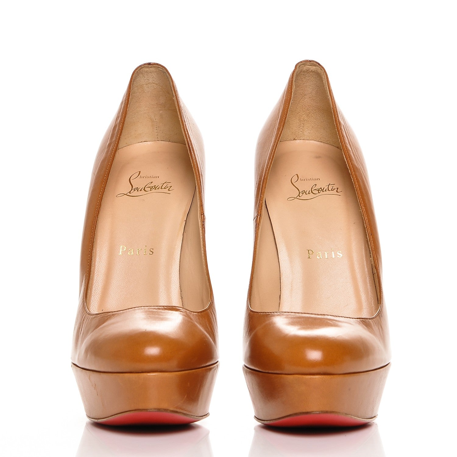Christian Louboutin Kid Bianca 140 Pumps 40 Cuoio 3 of 7