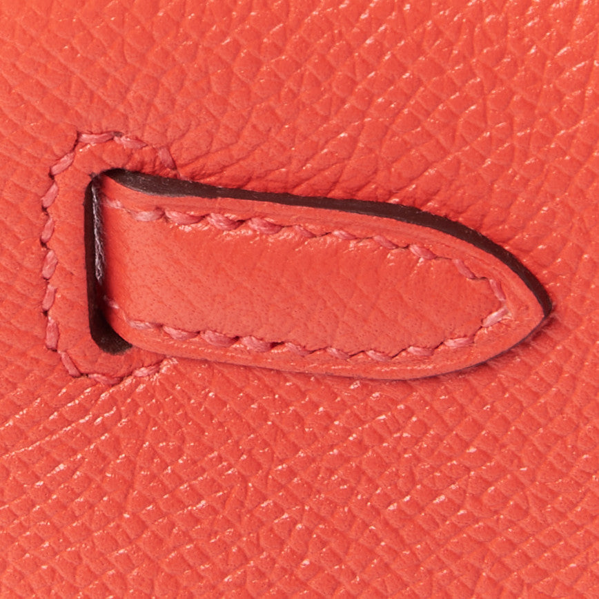 Hermes Epsom Kelly Sellier 25 Rouge Pivoine 10 of 33