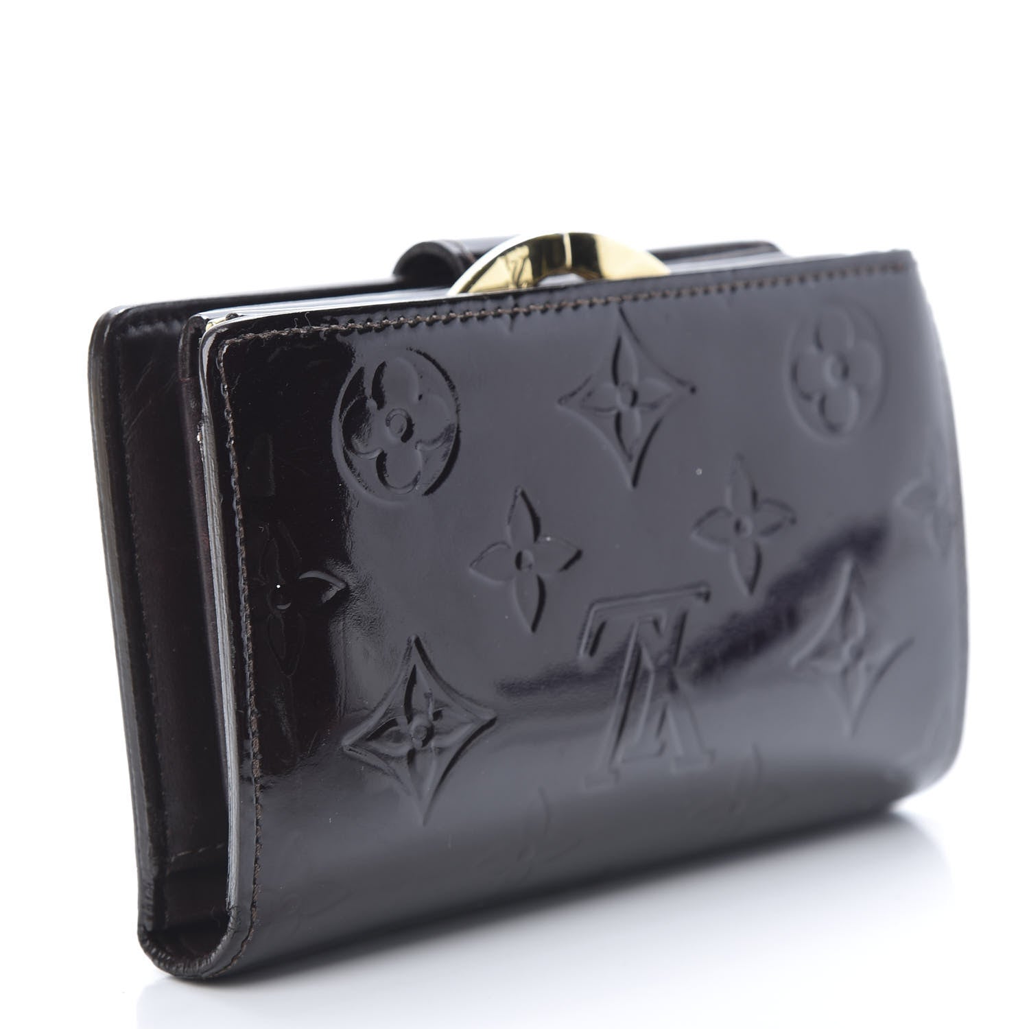 Louis Vuitton Vernis French Purse Wallet Amarante 3 of 10