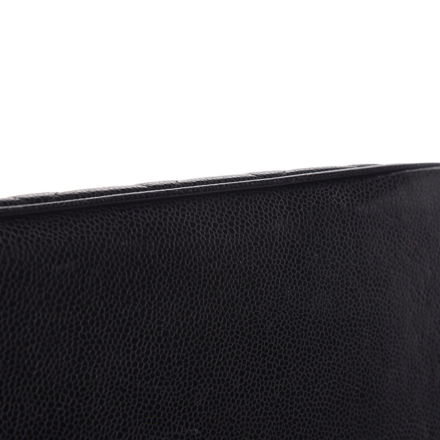 Caviar Quilted Medallion Tote Black