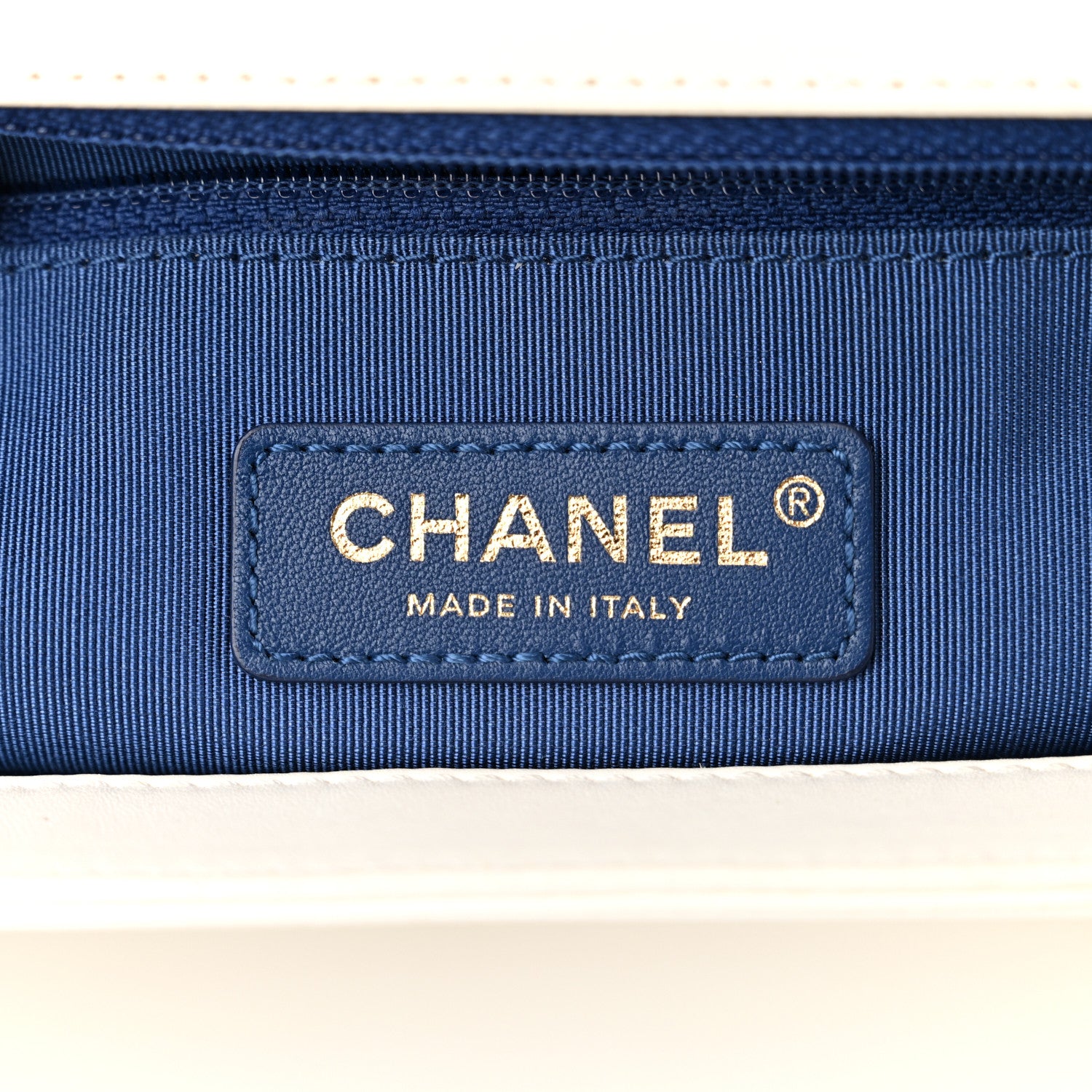 Chanel Sequin Canvas New Medium Cuba Boy Flap White Blue Red 6 of 10