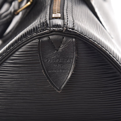 Louis Vuitton Epi Speedy 25 Black 7 of 9