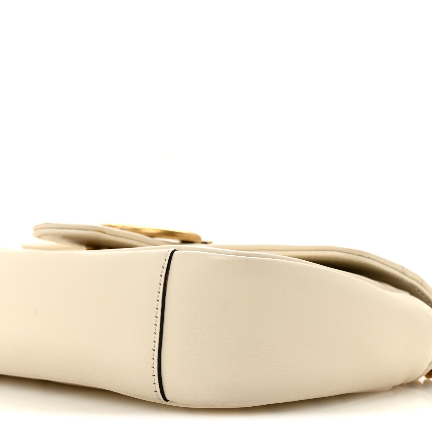 Gucci Calfskin Matelasse Mini GG Marmont Shoulder Bag White 10 of 14