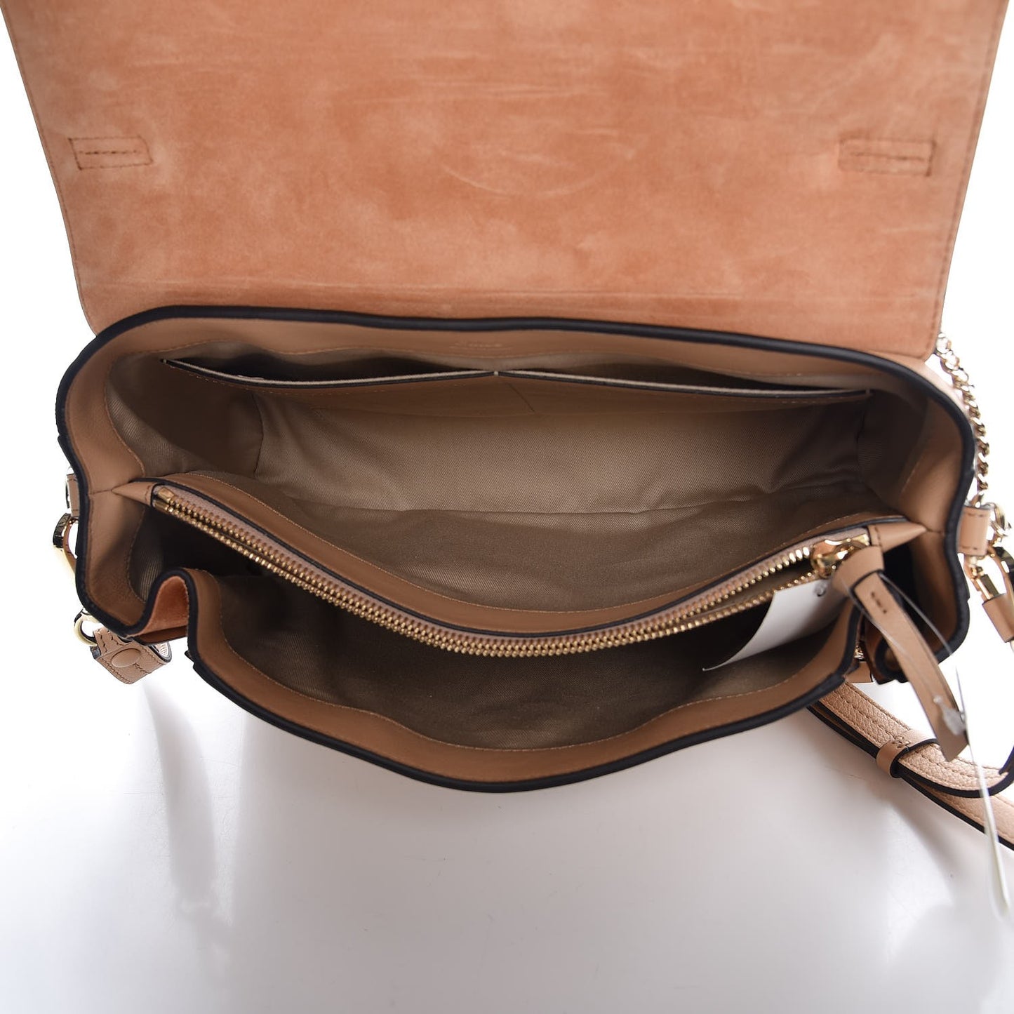 Calfskin Medium Faye Day Shoulder Bag Blush Nude