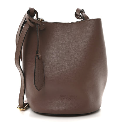 Burberry Haymarket Check Colours Small Lorne Bucket Crossbody Light Elderberry 1 of 11