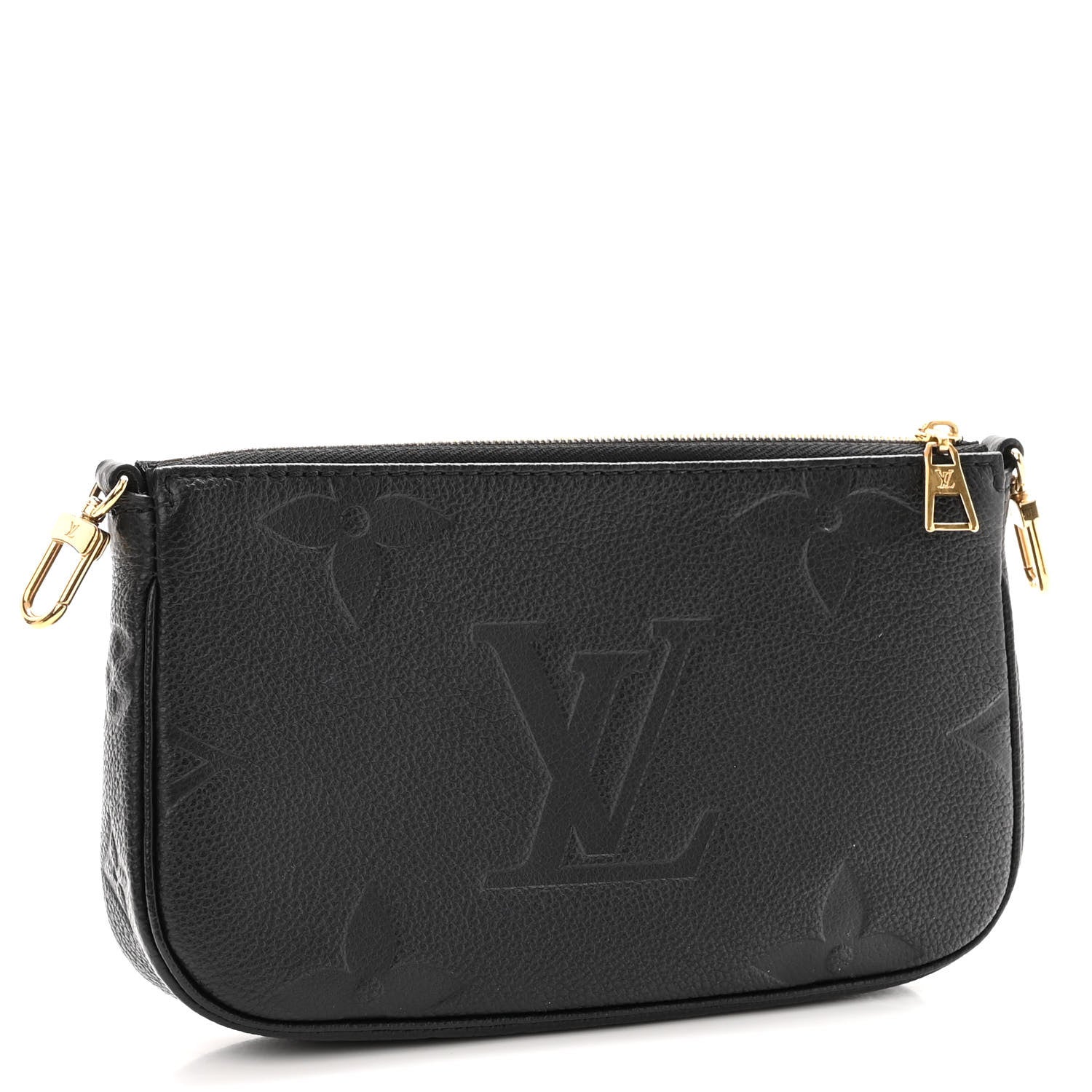 Louis Vuitton Empreinte Monogram Giant Multi Pochette Accessories Small Pochette Black 2 of 8