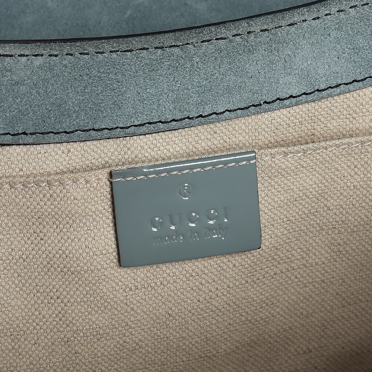 Gucci Patent Medium Emily Chain Shoulder Bag Green 6 of 13