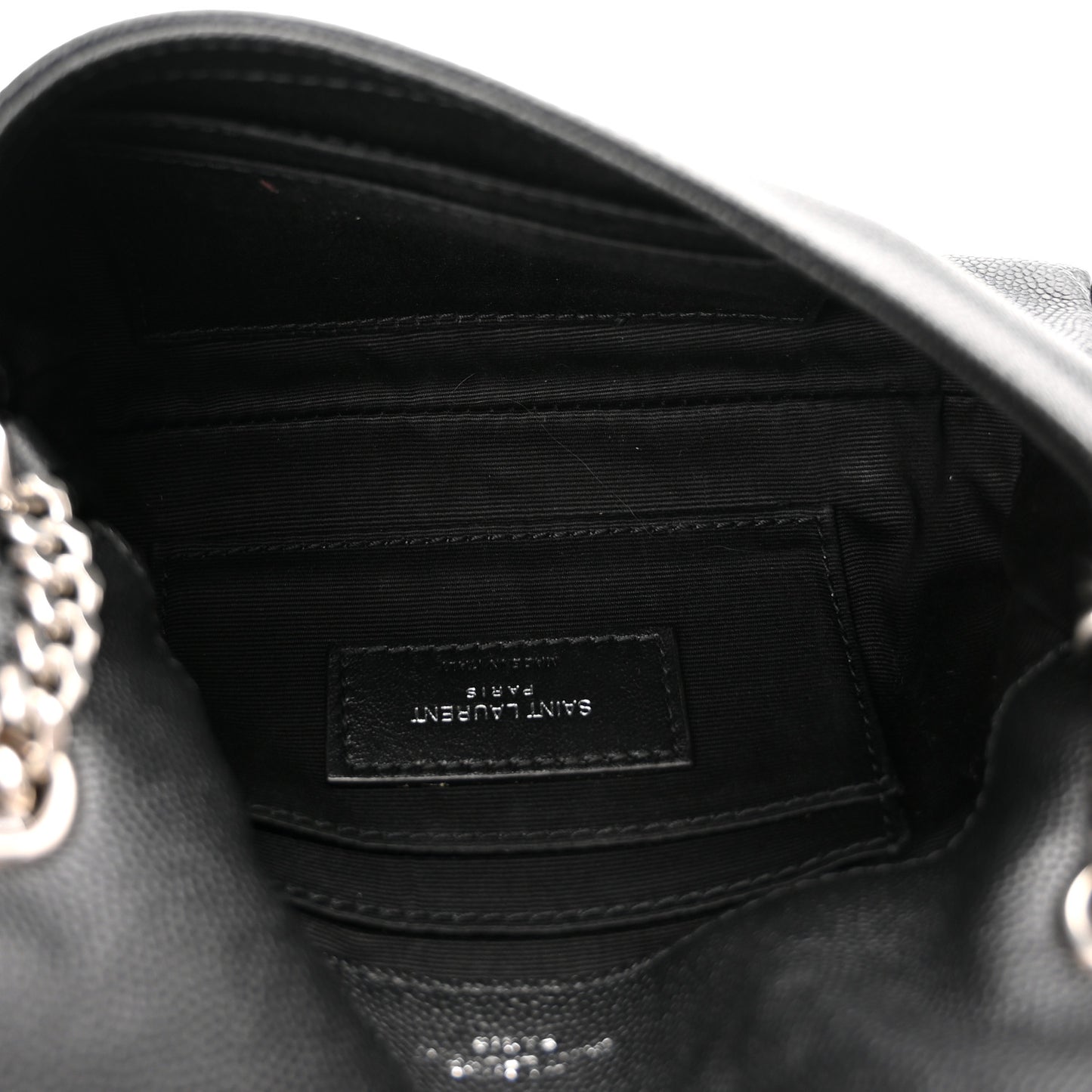Grain De Poudre Monogram Toy West Hollywood Fold-Over Bag Black