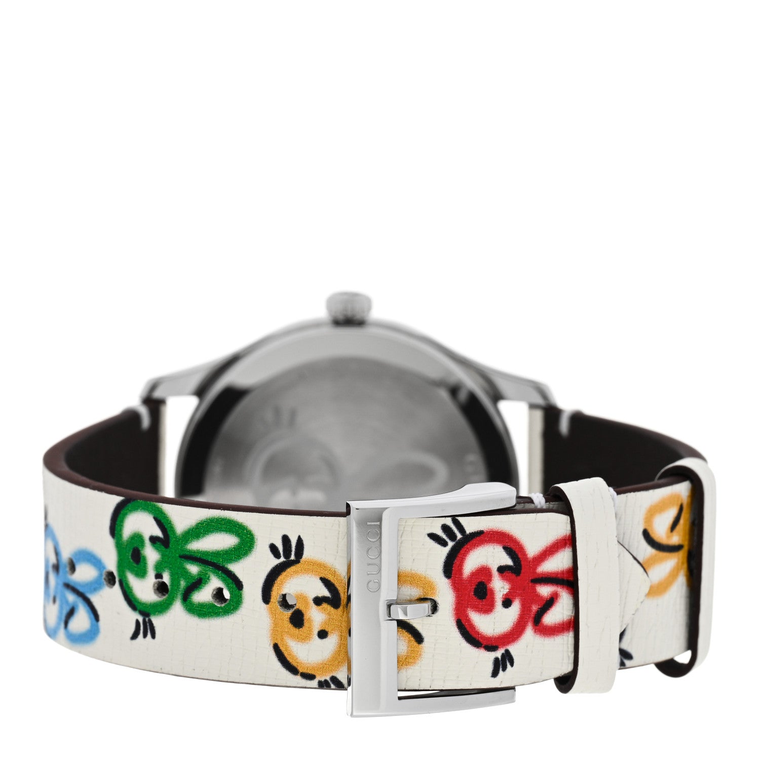 Gucci Stainless Steel Calfskin 38mm G-Timeless Capsule Collection Rabbit Quartz Watch 3 of 5