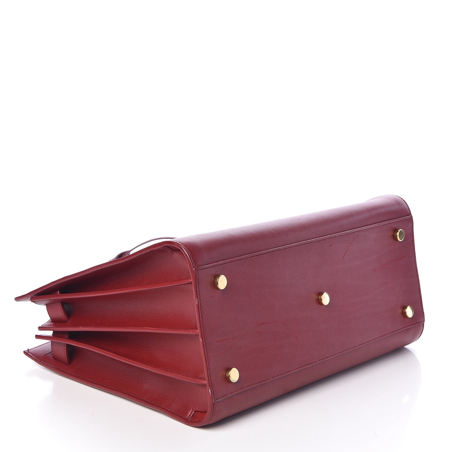 Calfskin Small Sac De Jour Oxblood