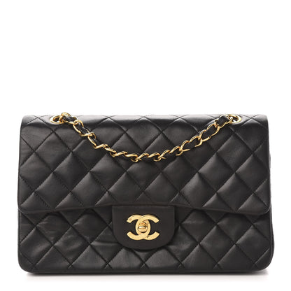 Chanel Lambskin Quilted Small Double Flap Black 1 of 12