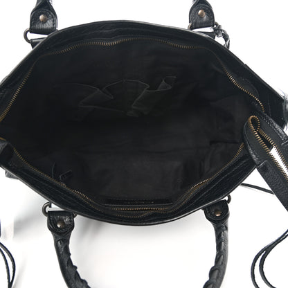 Balenciaga Agneau Arena Graffiti All Over Classic Hardware City Black White 5 of 10