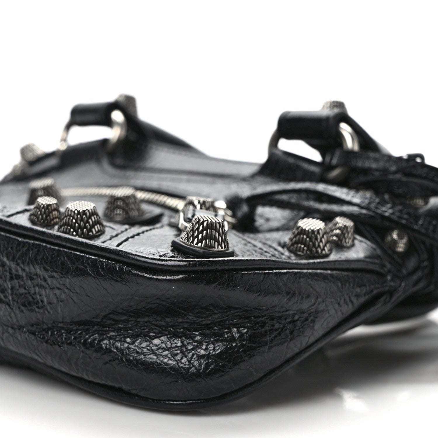 Balenciaga Agneau Arena Neo Cagole Mini Handbag Black 9 of 9
