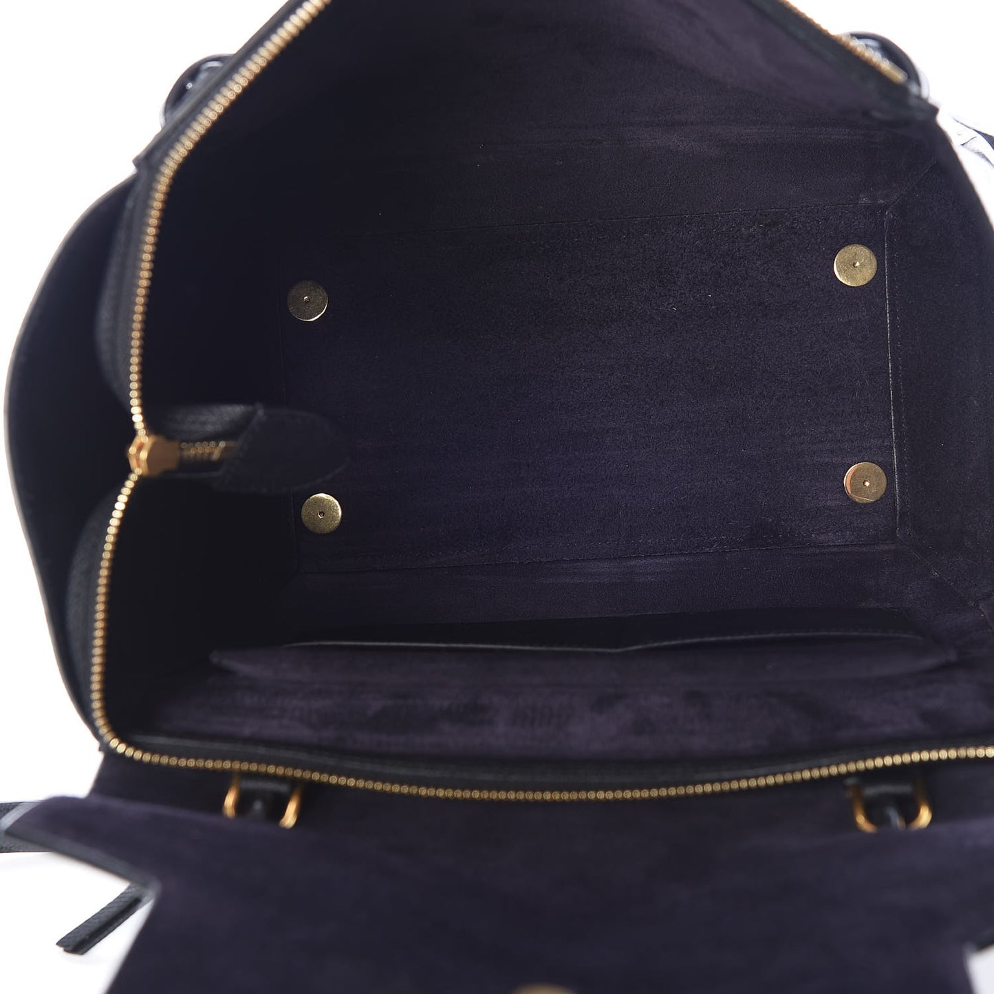 Grained Calfskin Mini Belt Bag Black