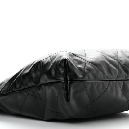 Chanel Shiny Calfskin Quilted Chanel 22 Black 10 of 11