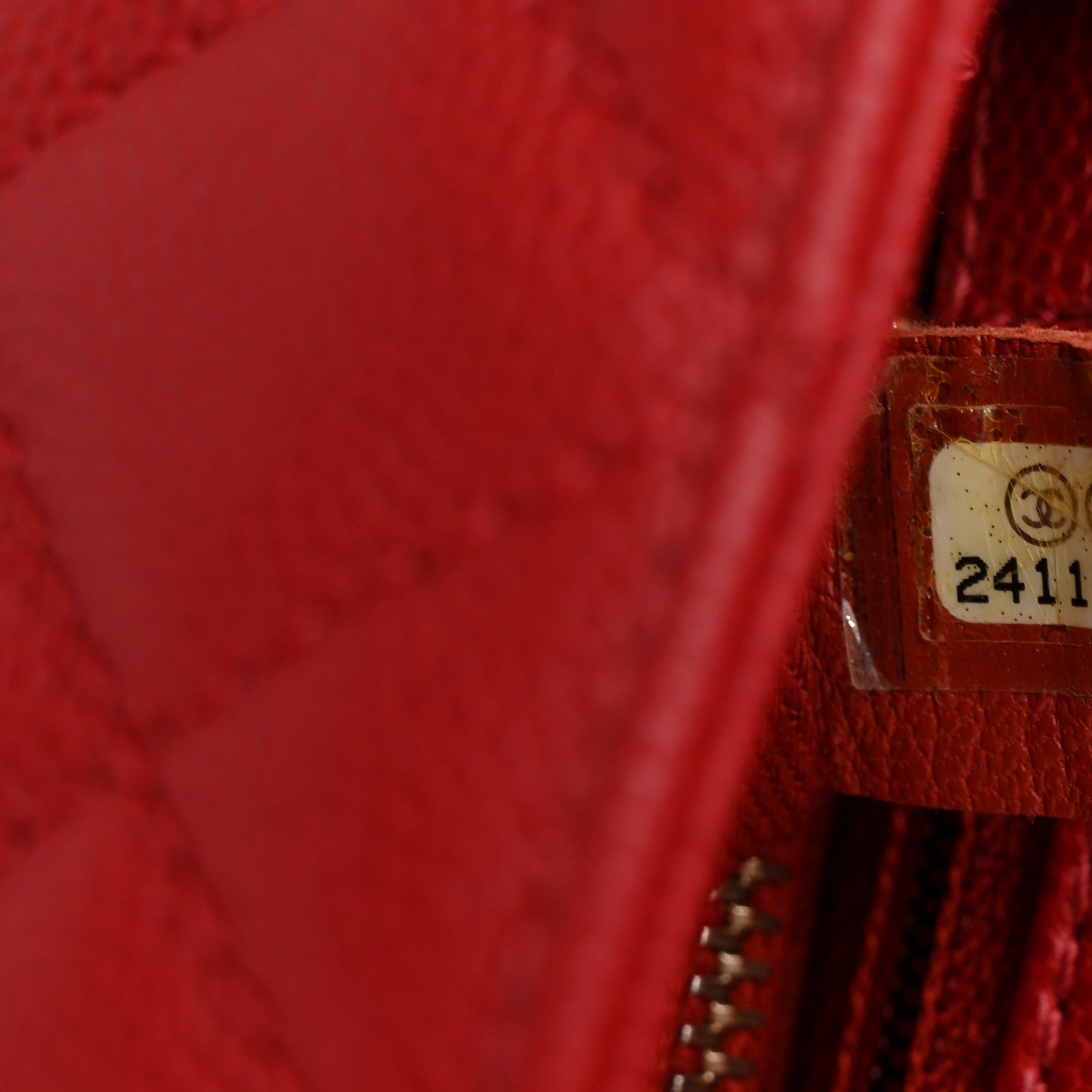 Chanel Caviar Quilted Medium Coco Handle Flap Dark Red 7 of 10