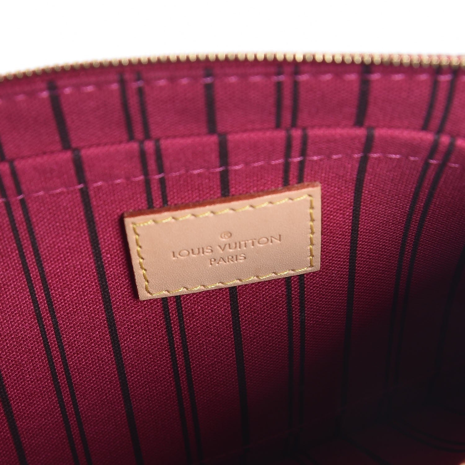 Louis Vuitton Monogram Neverfull MM GM Pochette Pivoine 6 of 7