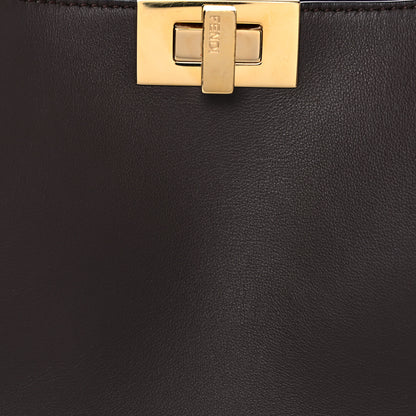 Fendi Vitello Tahiti Burro Bi-Color Medium Peekaboo Iconic Essentially Satchel Maya 8 of 13