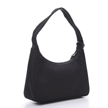Prada Tessuto Nylon Mini Re-Edition 2000 Bag Black 3 of 12