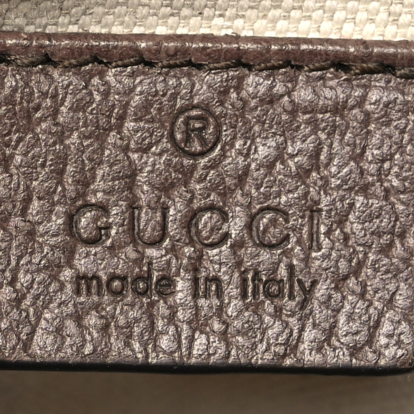GG Supreme Monogram Neo Vintage Web Belt Bag Brown
