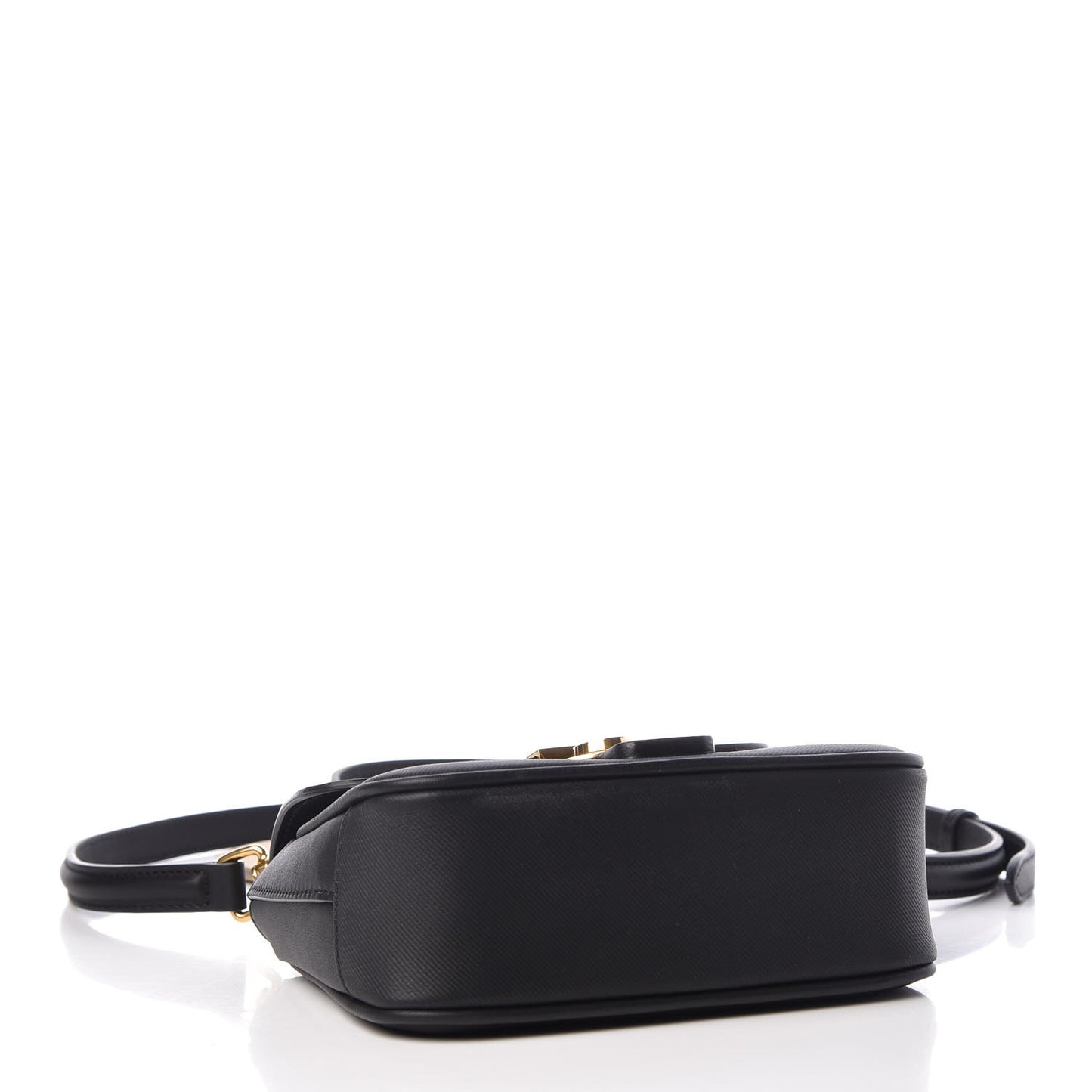 Trench Calfskin Mini DK88 Top Handle Bag Black