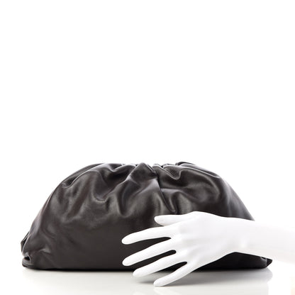 Bottega Veneta Smooth Butter Calf The Pouch Oversized Clutch Fondente 2 of 7