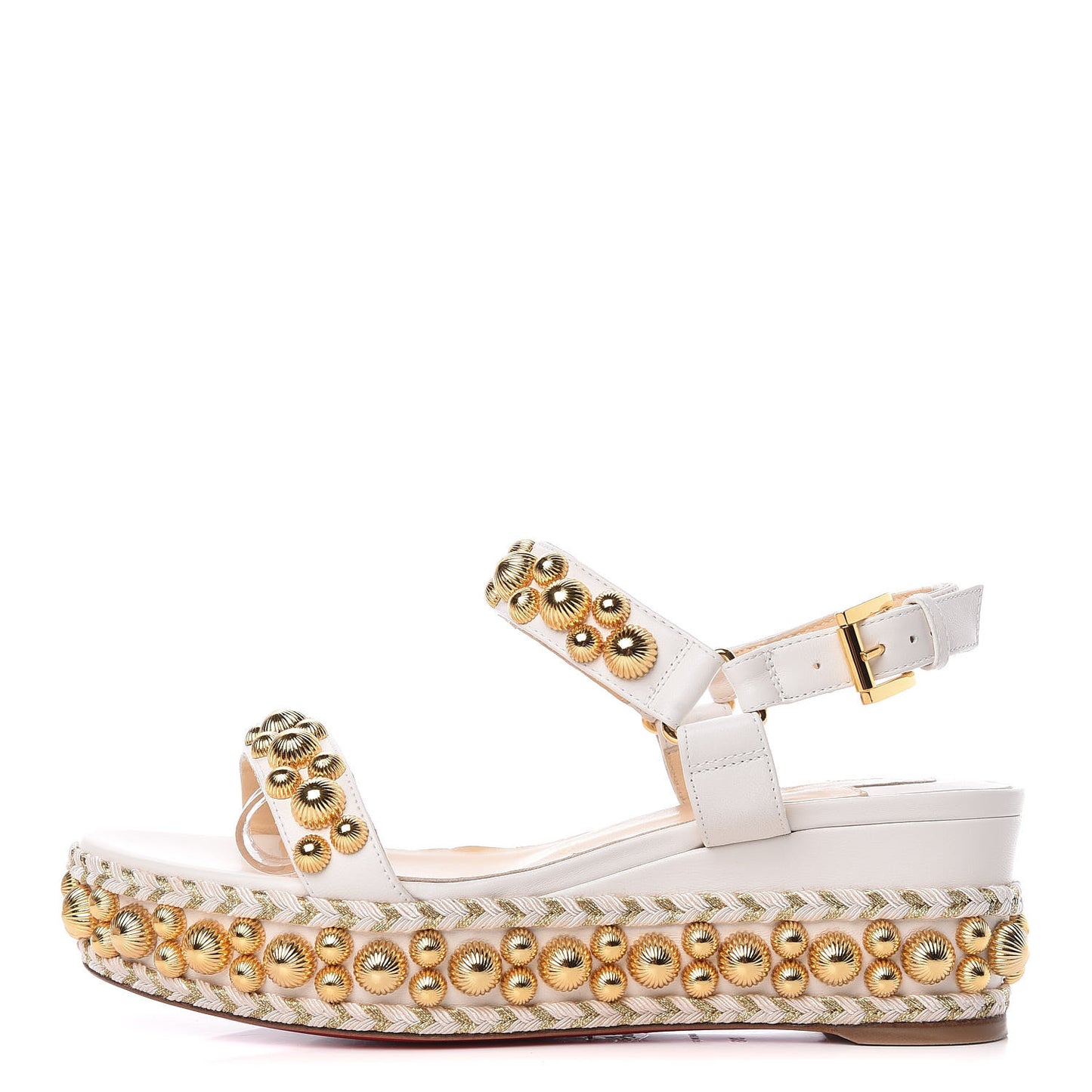 Shiny Nappa Rondaclou 60 Platform Sandals 36 Latte