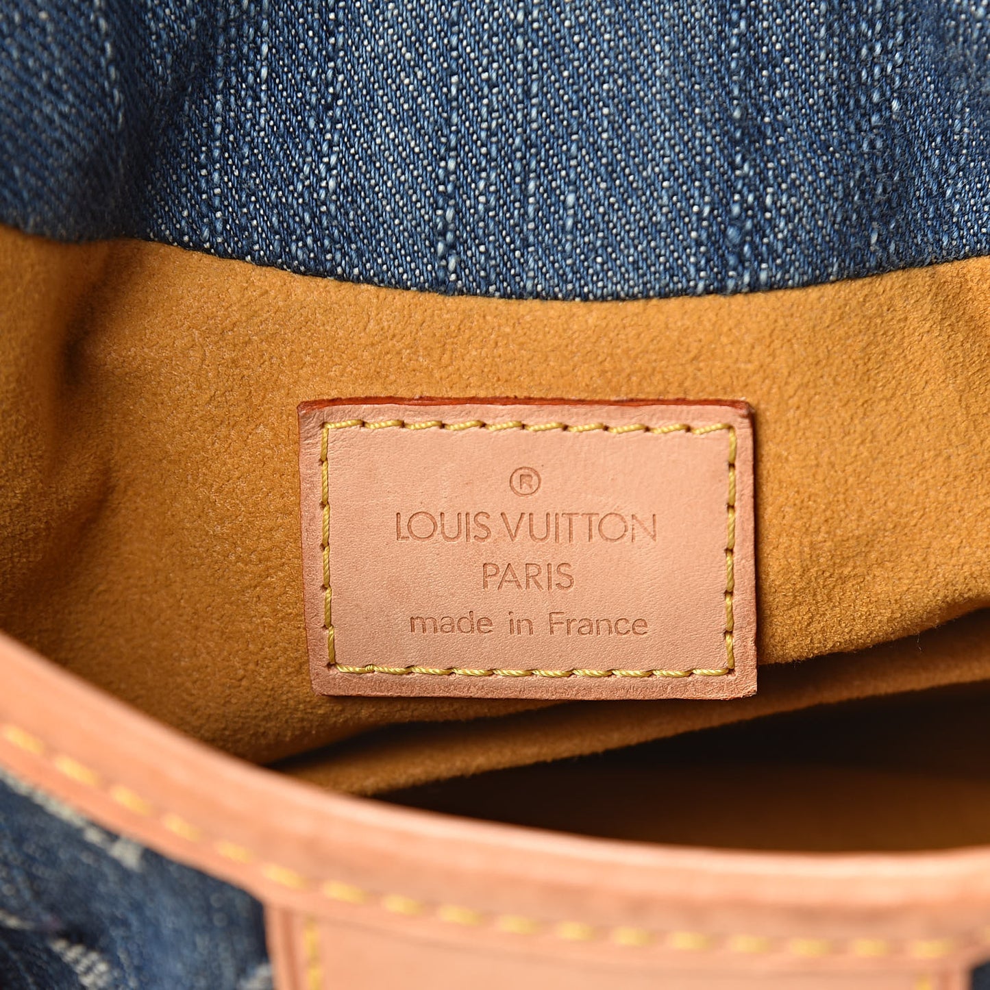 Monogram Denim Pleaty Blue