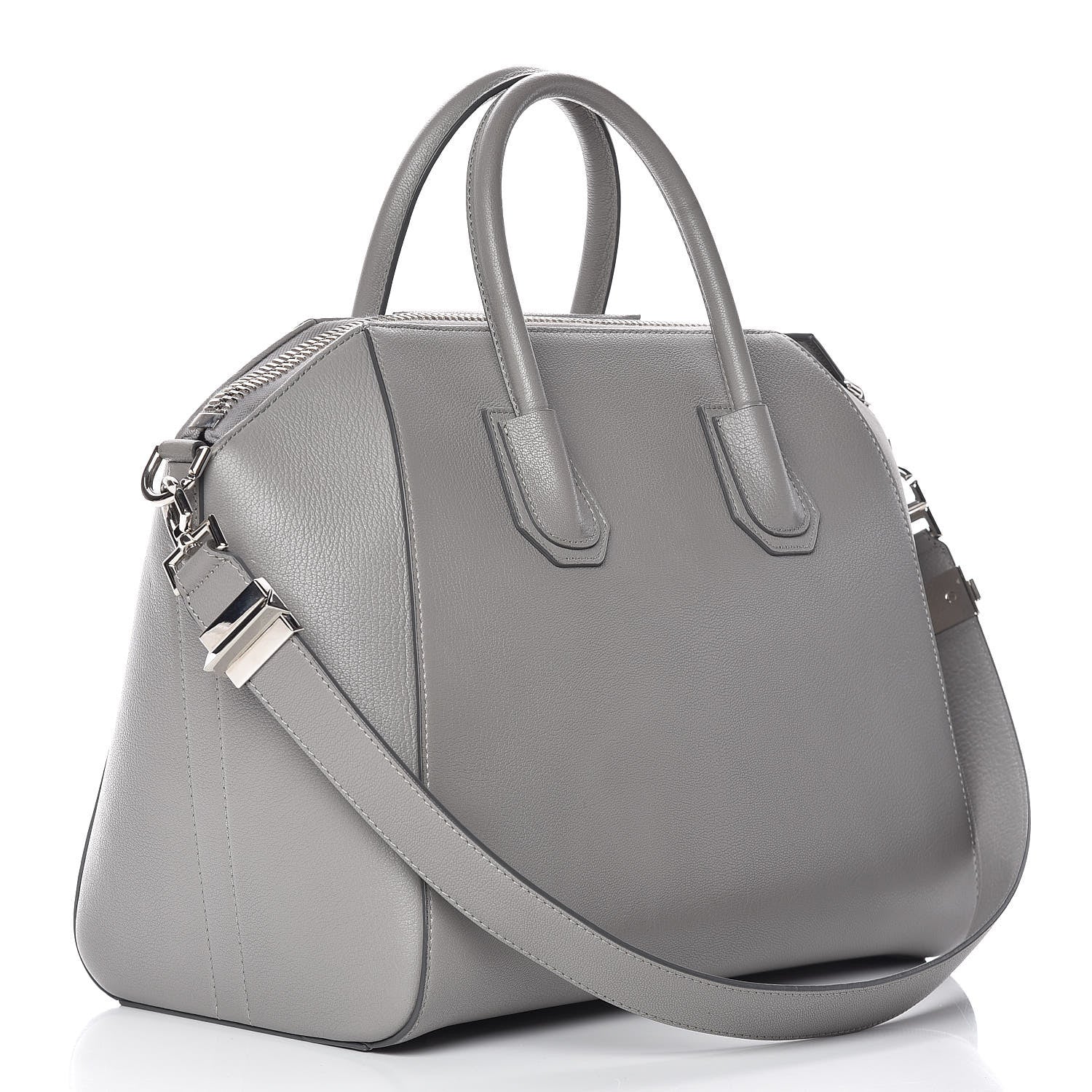 Givenchy Sugar Goatskin Medium Antigona Pearl Grey 3 of 12