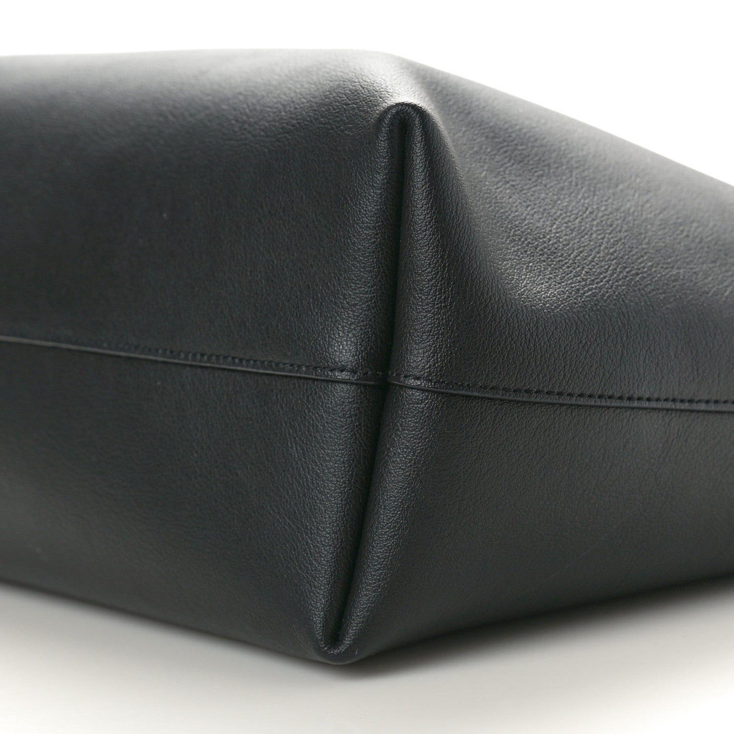 Saint Laurent Calfskin Large Shopping Tote Black 11 of 11