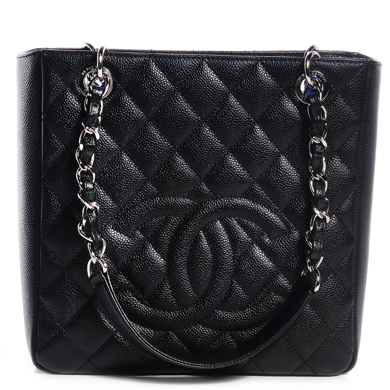 Chanel Caviar Petit Shopping Tote PST Black 1 of 8