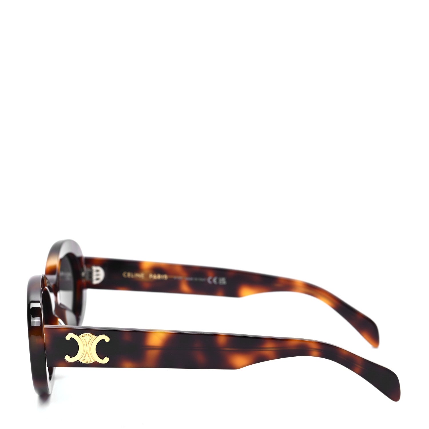Celine Acetate Triomphe 01 Sunglasses CL 40194U Tortoise 3 of 6