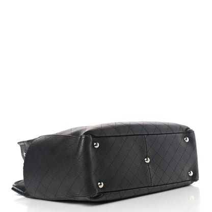 Chanel Grained Calfskin CC Pocket Tote Black 4 of 14