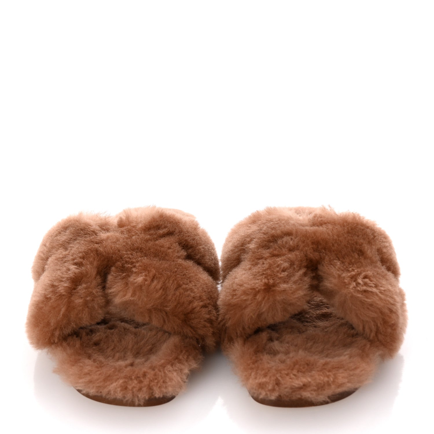 Hermes Woolskin Oran Sandals 37 Naturel 3 of 9
