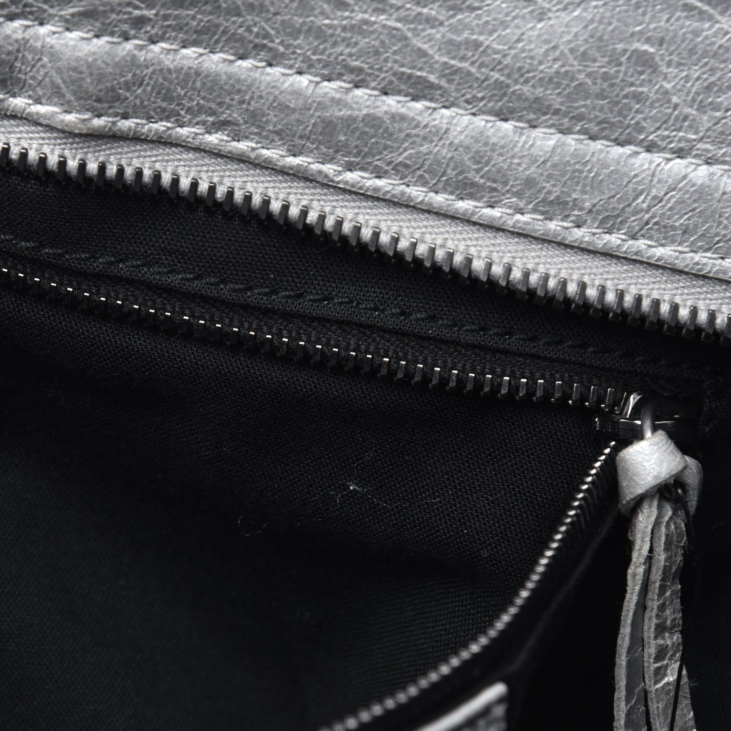 Balenciaga Metallic Agneau Classic Palladium Hardware City Silver 8 of 13