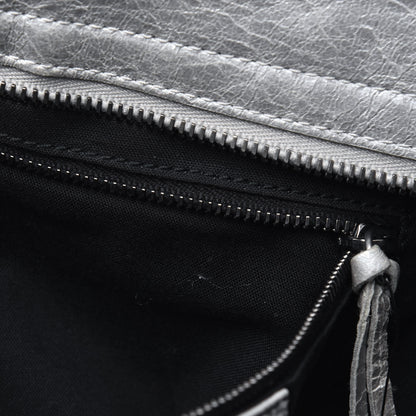 Balenciaga Metallic Agneau Classic Palladium Hardware City Silver 8 of 13