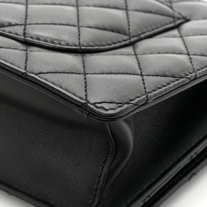 Chanel Lambskin Quilted Fantasy Pearl Flap Black 15 of 15