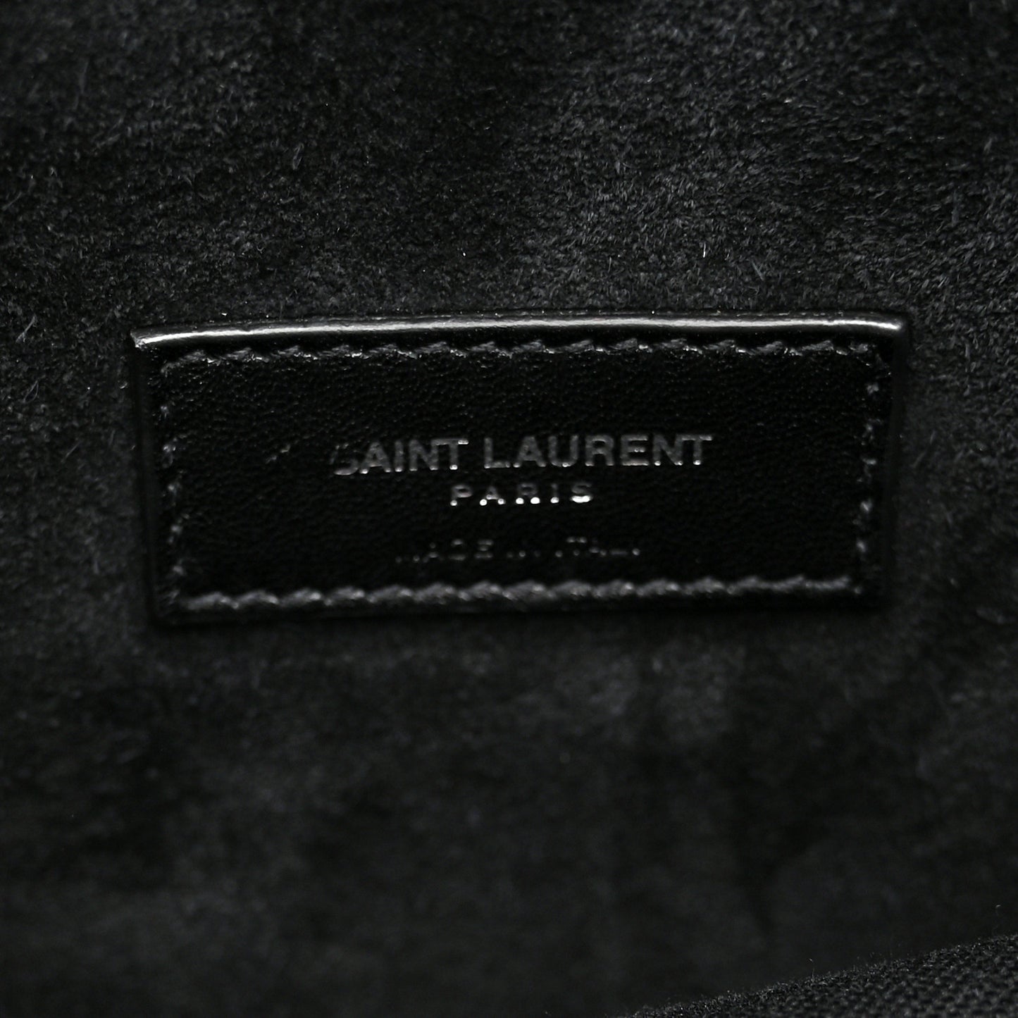 Textured Patent Calfskin Small Sac De Jour Black