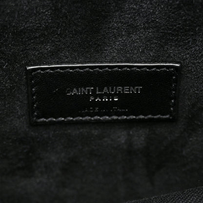 Saint Laurent Textured Patent Calfskin Small Sac De Jour Black 7 of 11