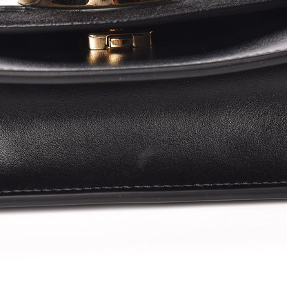 Chloe Calfskin Suede C Clutch With Chain Black 10 of 10