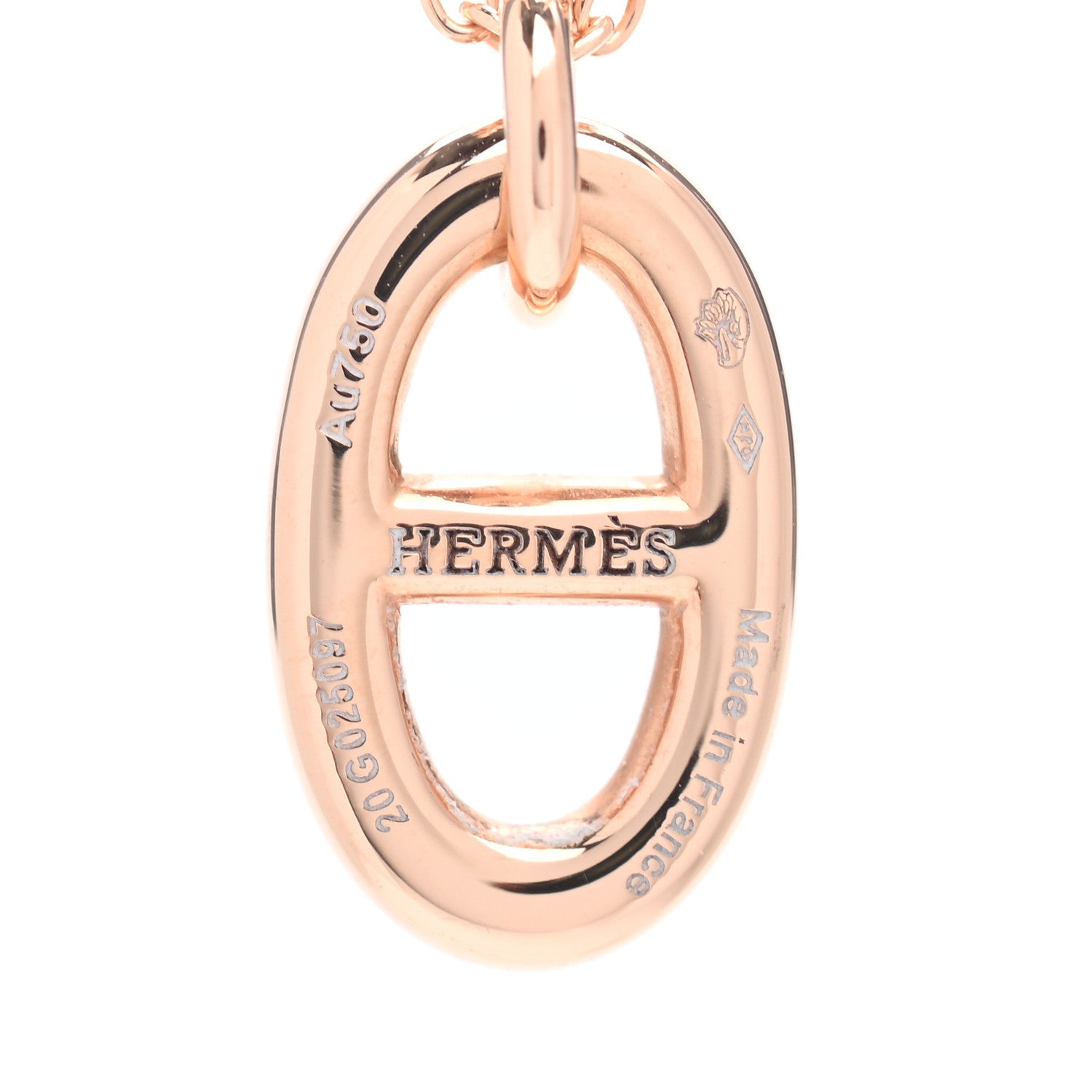 Hermes 18K Rose Gold PM Farandole Pendant Necklace 4 of 5