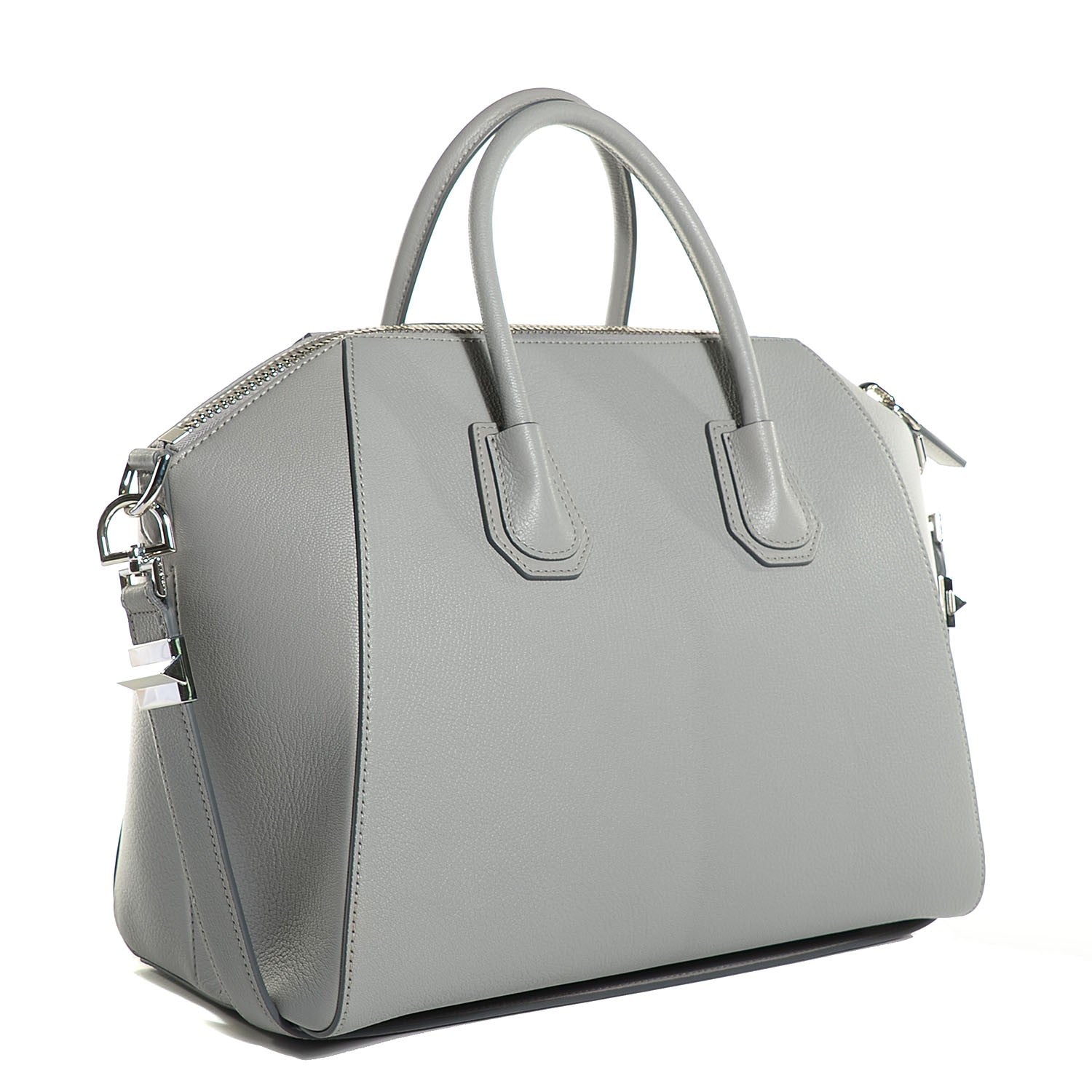 Givenchy Sugar Goatskin Medium Antigona Pearl Grey 3 of 10