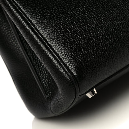 Gucci Grainy Calfskin Medium Zumi Top Handle Bag Black 9 of 12