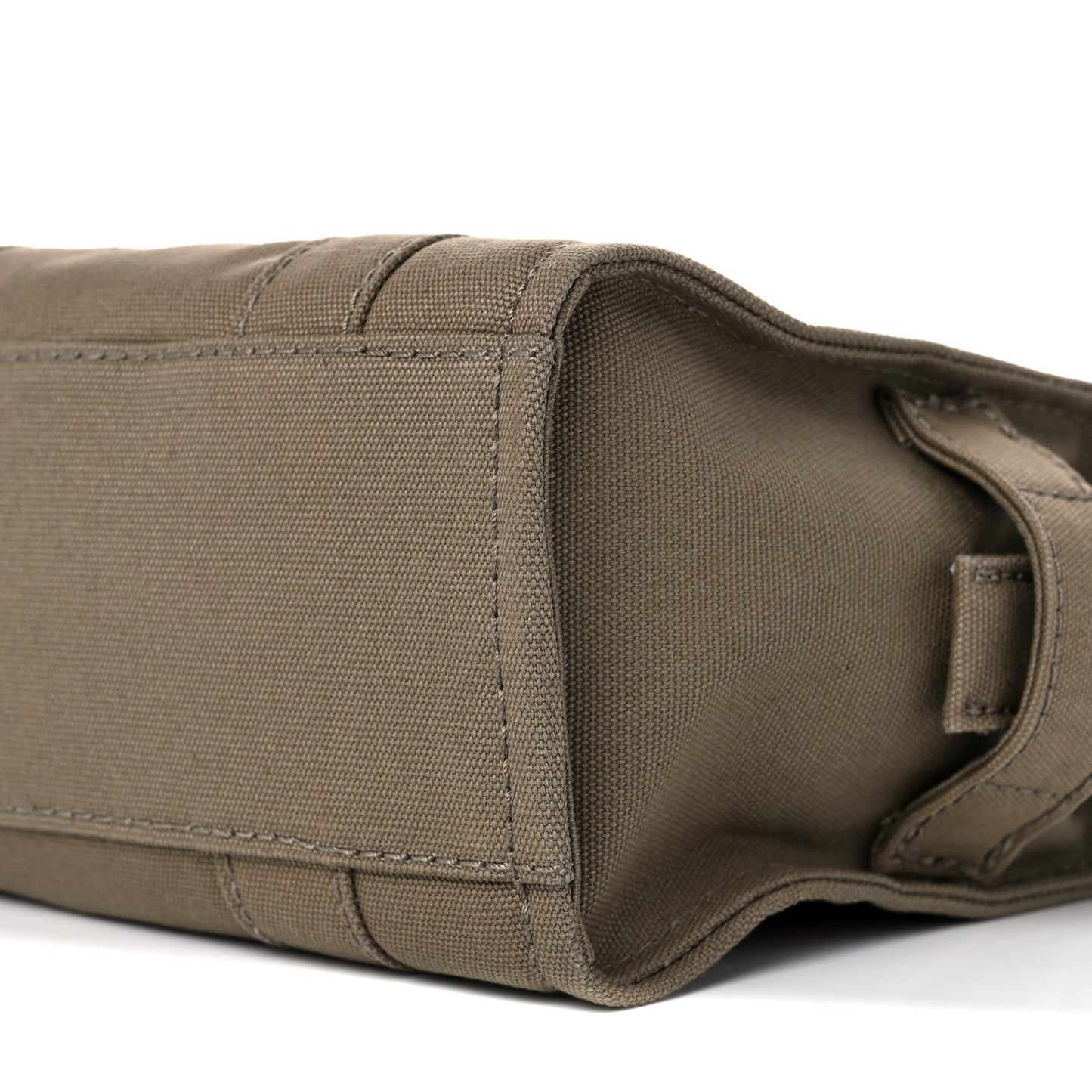 Cotton Canvas Mini The Traveler Tote Bag Slate Green