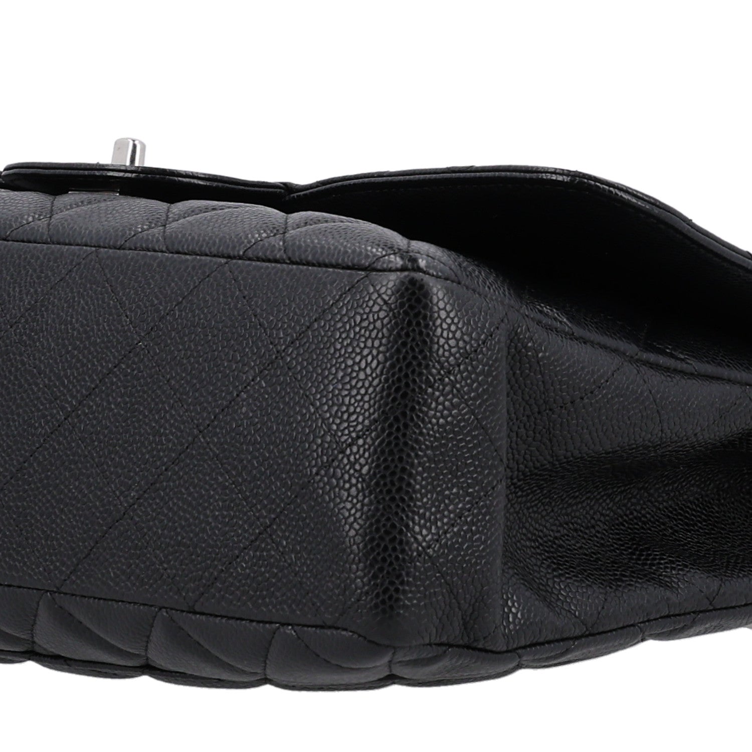 Chanel Caviar Quilted Jumbo Single Flap Black 10 of 10