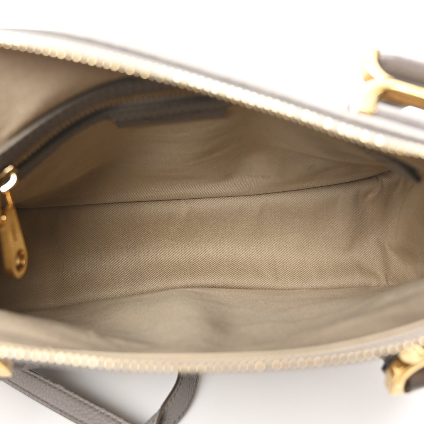 Calfskin Small Marcie Satchel Cashmere Grey