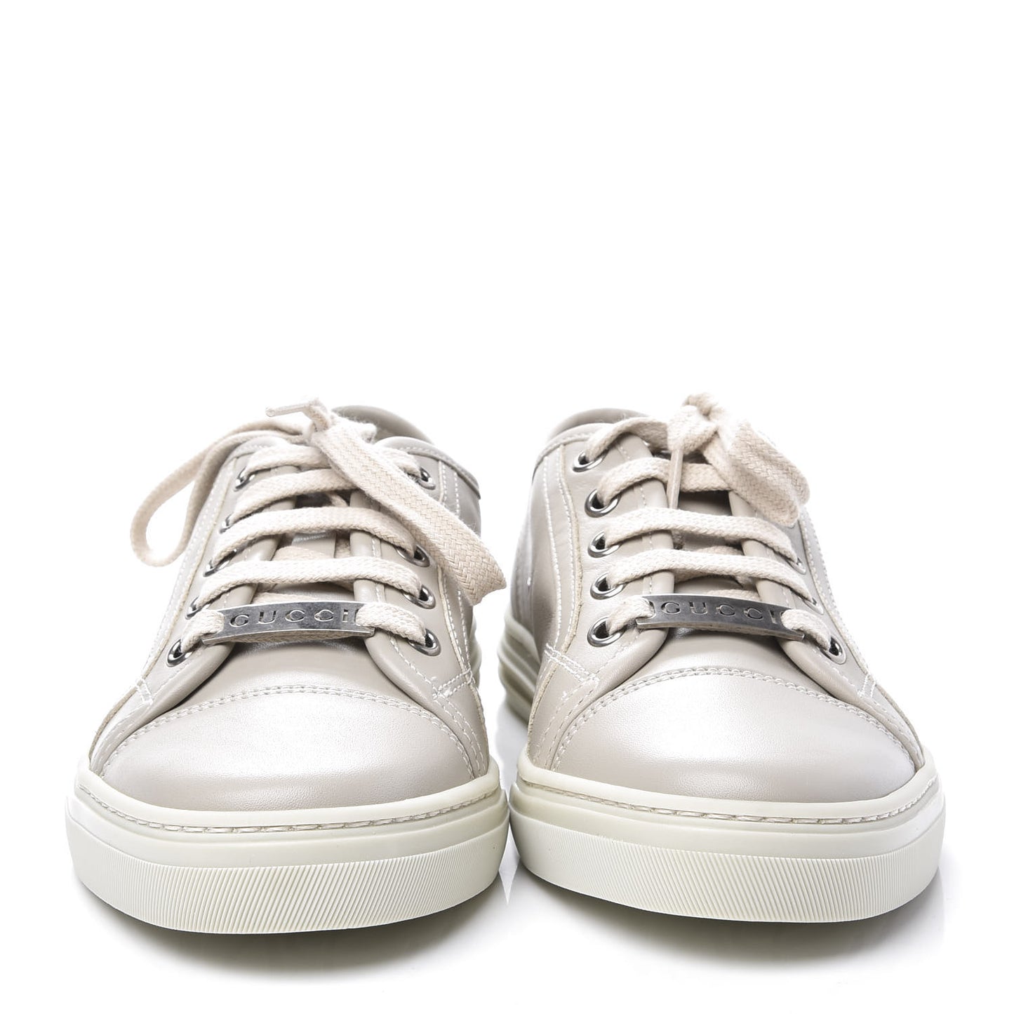 Calfskin Miro Soft Womens Lace Up Sneakers 35 Mystic White
