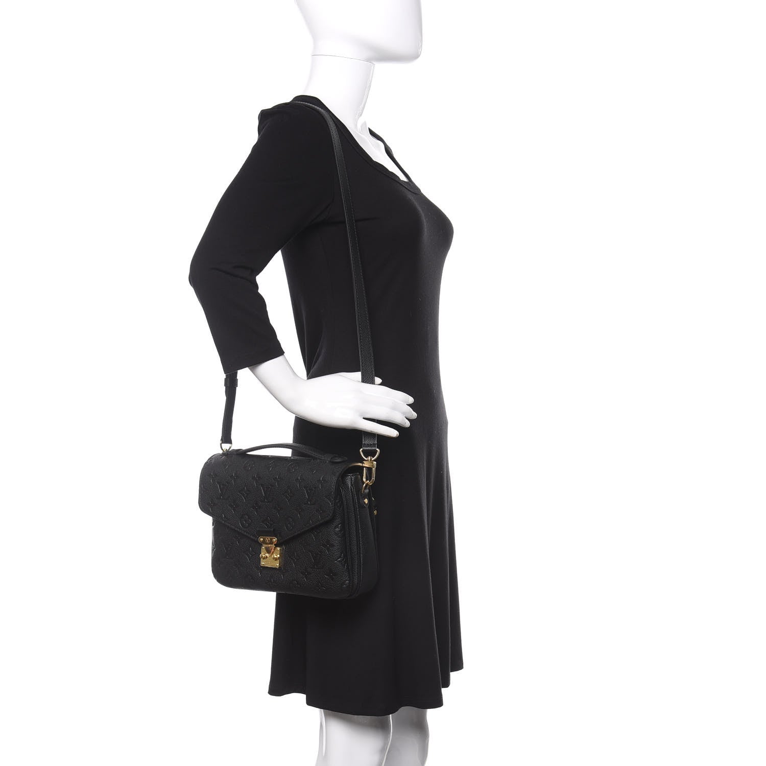 Louis Vuitton Empreinte Pochette Metis Black 2 of 10