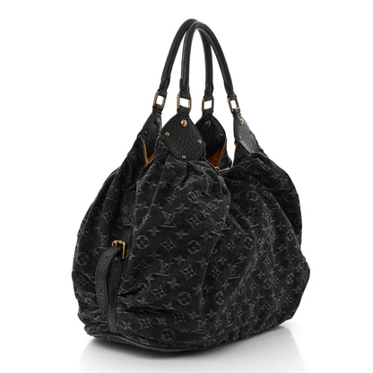 Louis Vuitton Denim Mahina XL Black 3 of 12