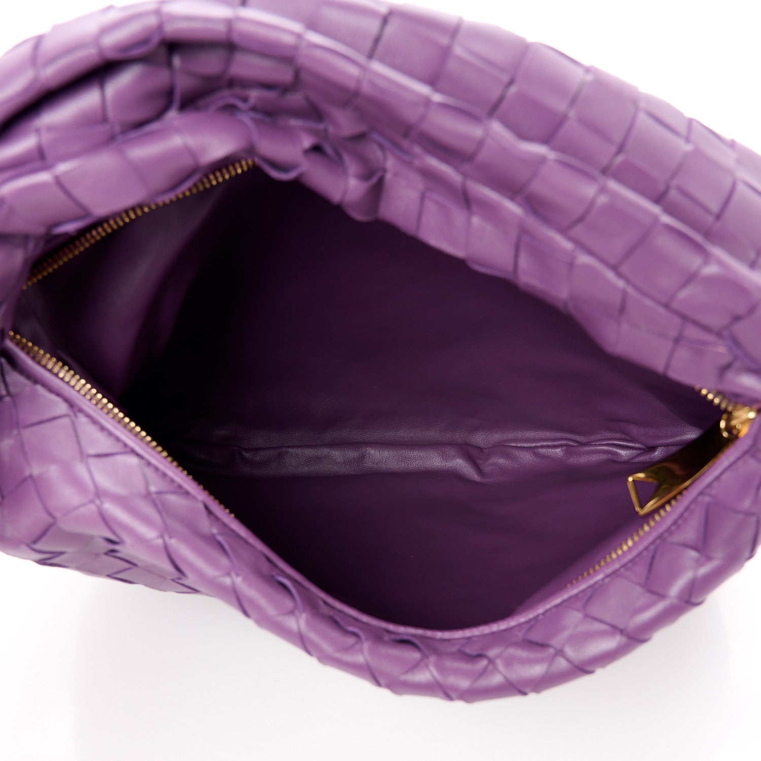 Bottega Veneta Nappa Intrecciato Teen Jodie Hobo Eggplant 5 of 11